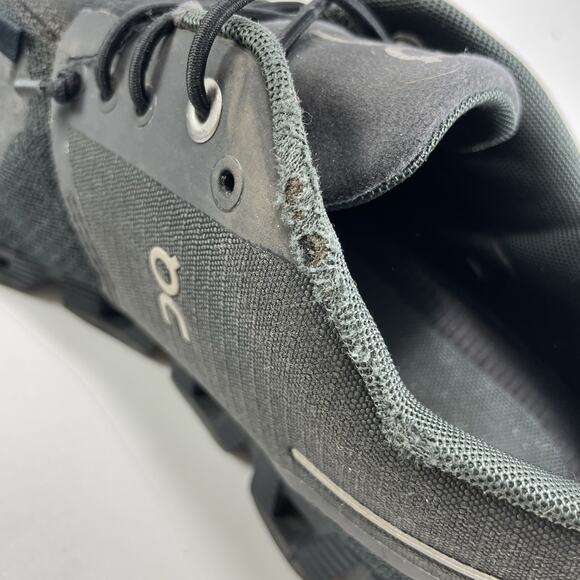 On Cloud 5 Waterproof Running Shoes Womens Size 7.5 Black Athletic Slip On - Picture 11 of 12